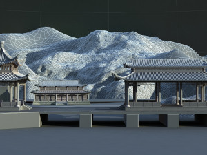 summer resort 3D Model