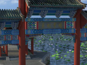 summer resort 3D Model