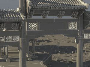 summer resort 3D 模型