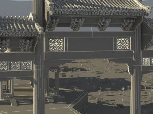 summer resort 3D Model