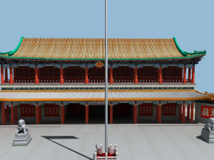 xinhua door 3D Model