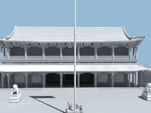 xinhua door 3D Model