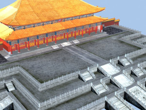 hall of supreme harmony 3Dモデル