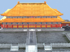 hall of supreme harmony 3Dモデル