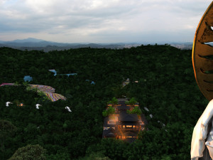 goddess of mercy temple Modello 3D