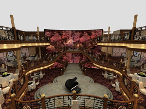 stern restaurant Modello 3D
