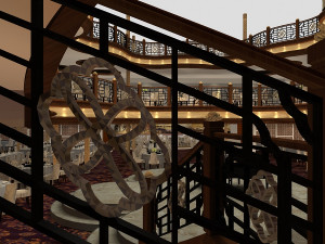 stern restaurant Modello 3D