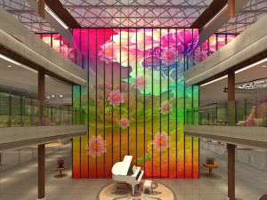 the central hall of the ship Modelo 3D
