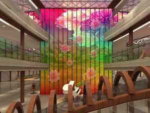 the central hall of the ship Modelo 3D