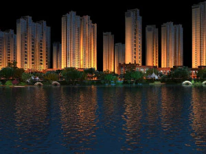 शहर की इमारत 3D मॉडल