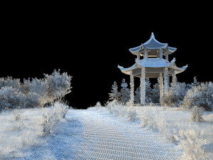 ancient pavilion 3D मॉडल