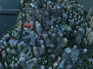 chongqing chaotianmen 3D Model