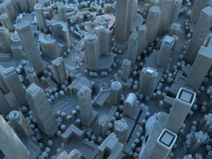 chongqing chaotianmen 3D Model