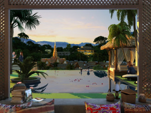 thai architecture 3D 모델