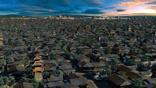 ancient city Modello 3D .c4d .max .obj .3ds .fbx .stl .blend 