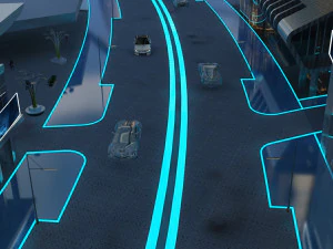 futuristic city 3D Model