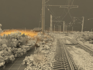 railway 3Dモデル