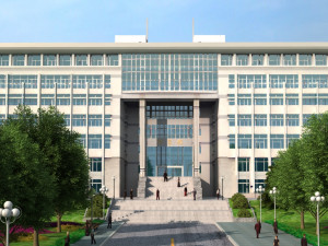 university campus 3Dモデル
