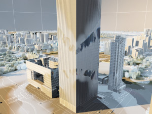 city building 3D मॉडल