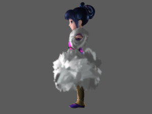 cartoon beauty 3D 모델