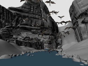 cueva de las golondrinas Modelo 3D