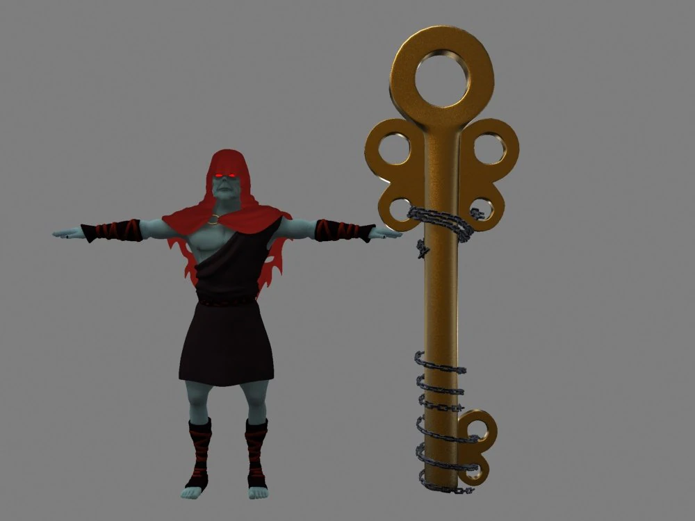 cartoon characters 3D Model .c4d .max .obj .3ds .fbx .stl .blend