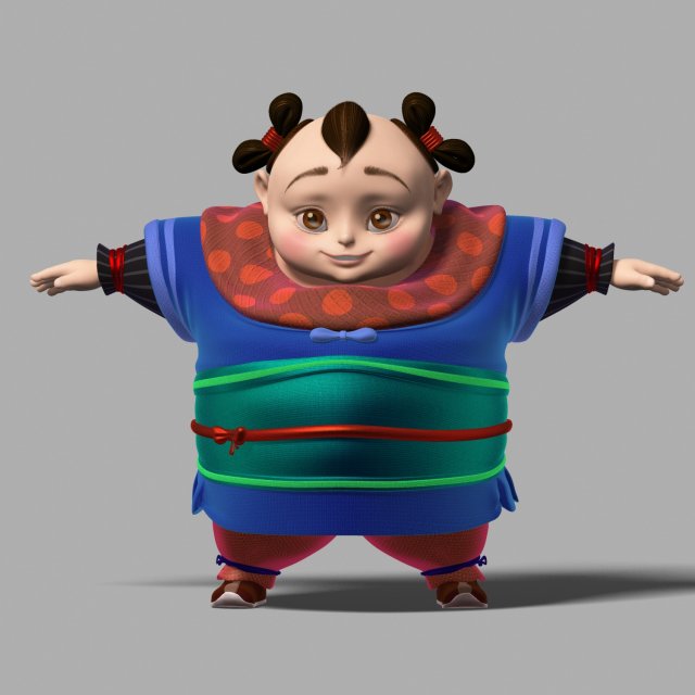 cartoon characters 3D-Modell .c4d .max .obj .3ds .fbx .stl .blend 