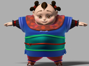 cartoon characters 3D Model