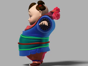cartoon characters 3D Model