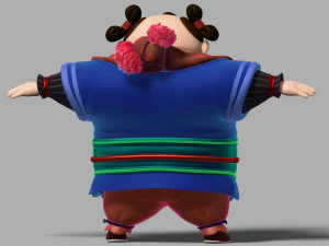 cartoon characters 3D Model