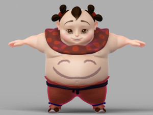 cartoon characters 3D-Modell