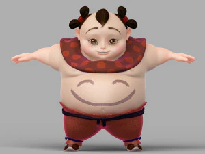 cartoon characters 3D Model