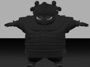 cartoon characters 3D Model