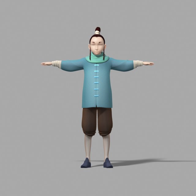 cartoon characters 3D 모델 .c4d .max .obj .3ds .fbx .stl .blend 