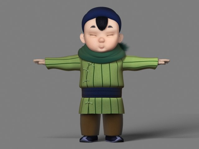 cartoon characters 3D-Modell .c4d .max .obj .3ds .fbx .stl .blend 