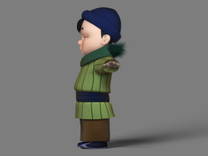 cartoon characters 3D-Modell