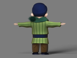 cartoon characters 3D-Modell