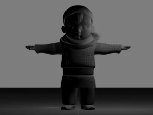 cartoon characters 3D Model
