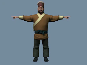 만화 캐릭터 3D 모델