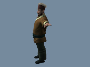 cartoon characters 3D 모델