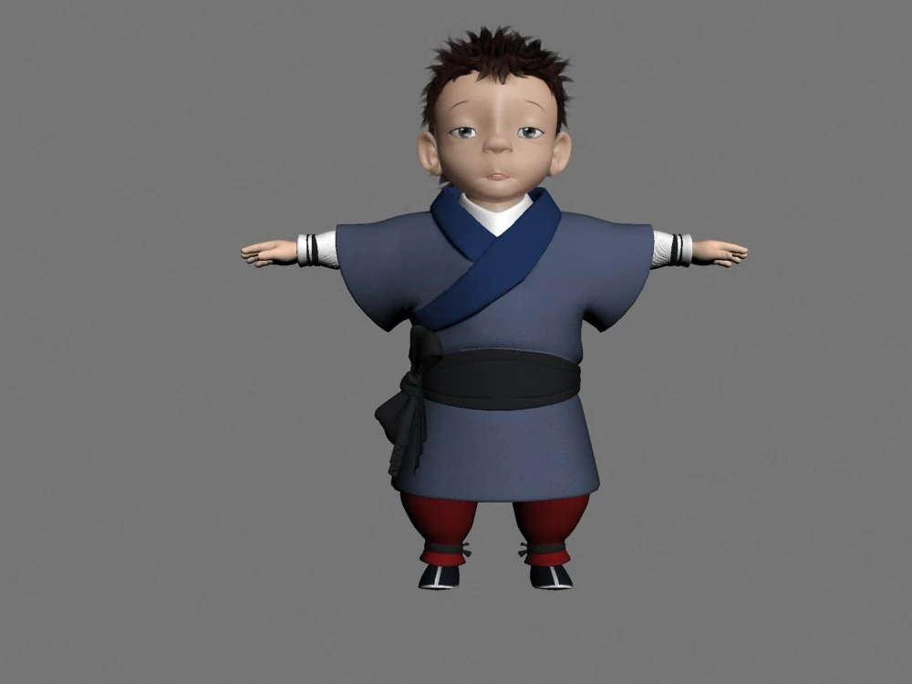 cartoon characters 3D Model .c4d .max .obj .3ds .fbx .stl .blend 