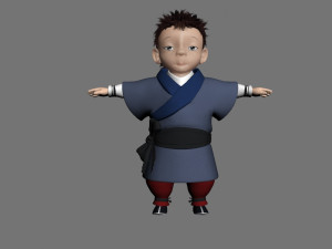 cartoon characters 3D Model
