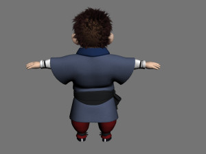cartoon characters 3D 모델
