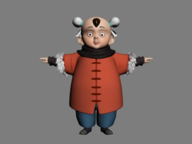 cartoon characters Modelo 3D .c4d .max .obj .3ds .fbx .stl .blend