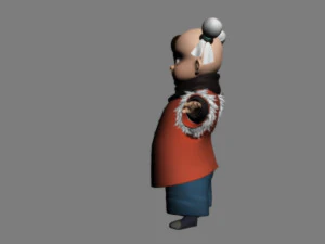 cartoon characters 3D Model
