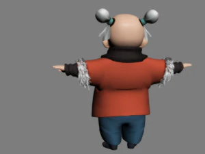 cartoon characters 3D Model