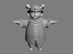 cartoon characters 3D Model