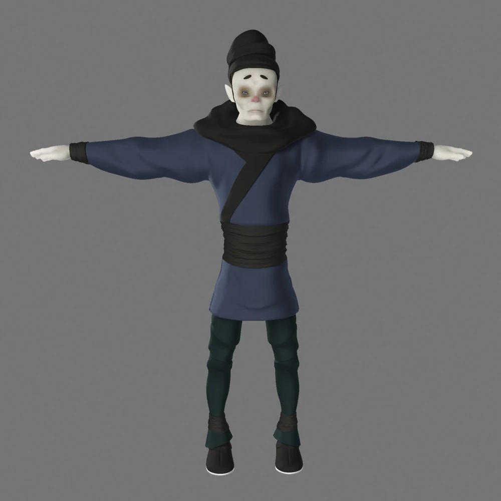 cartoon characters 3D Model .c4d .max .obj .3ds .fbx .stl .blend 