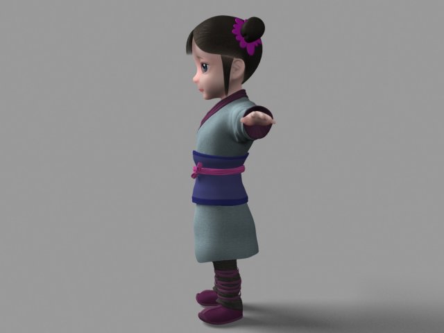 cartoon characters 3D 模型 .c4d .max .obj .3ds .fbx .stl .blend 
