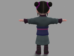 cartoon characters 3D 模型